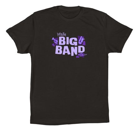 Youth Big Band - Shirts, a Black Premium Cotton Tee