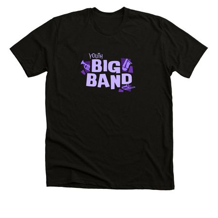 Youth Big Band - Shirts, a Solid Black Blend Premium Unisex Tee