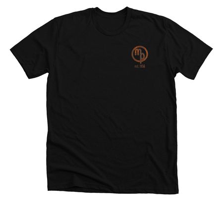 McLain Plumbing-Rustic Welder, a Solid Black Blend Premium Unisex Tee
