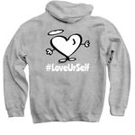 Dude., a Sport Grey Pullover Hoodie (back-view)