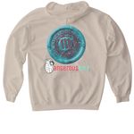 Team Virgo, a Sand Gildan Softstyle Pullover Hoodie (back-view)