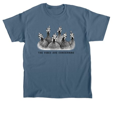 Guinea Fowl Vibes, a Indigo Blue Classic Unisex Tee