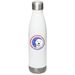 Logo Water Bottle&nbsp;, a White Stainless Steel Water Bottle