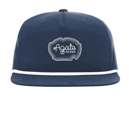 Hats!, a Navy/ White Printed Umpqua Snapback Cap