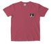Border Collie Pocket Tee, a Crimson Comfort Colors Pocket Tee