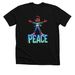 Nothing is Greater than Peace, a Solid Black Blend Premium Unisex Tee