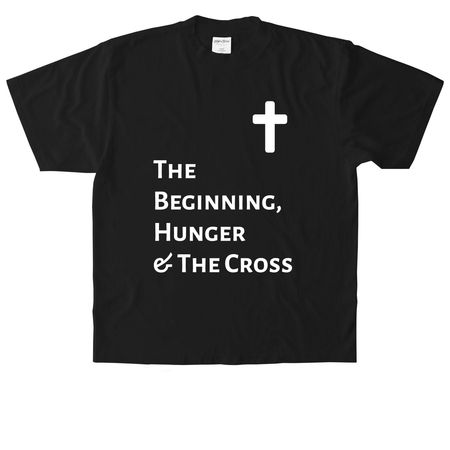The Beginning&nbsp;, a Black Heavyweight Garment Dye Tee