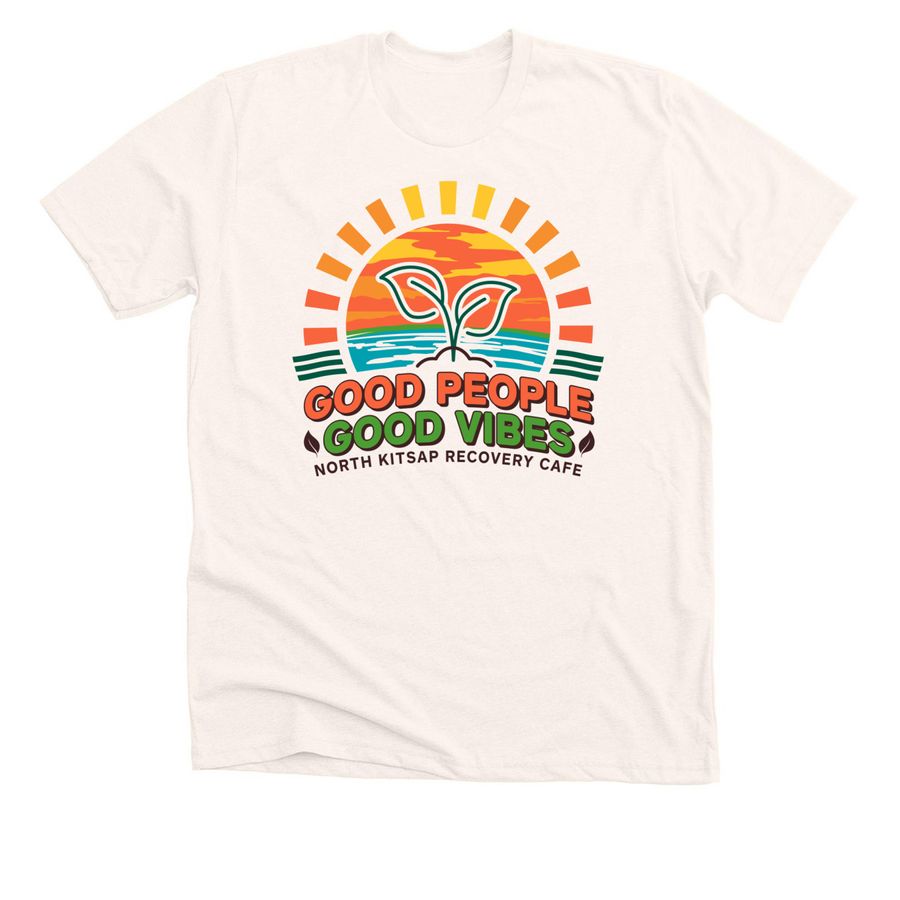 Summer Fundraiser - NK Recovery Cafe, a Heather Natural Premium Unisex Tee