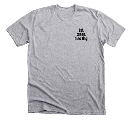 Elkton Disc Dog Club, a Athletic Heather Premium Unisex Tee