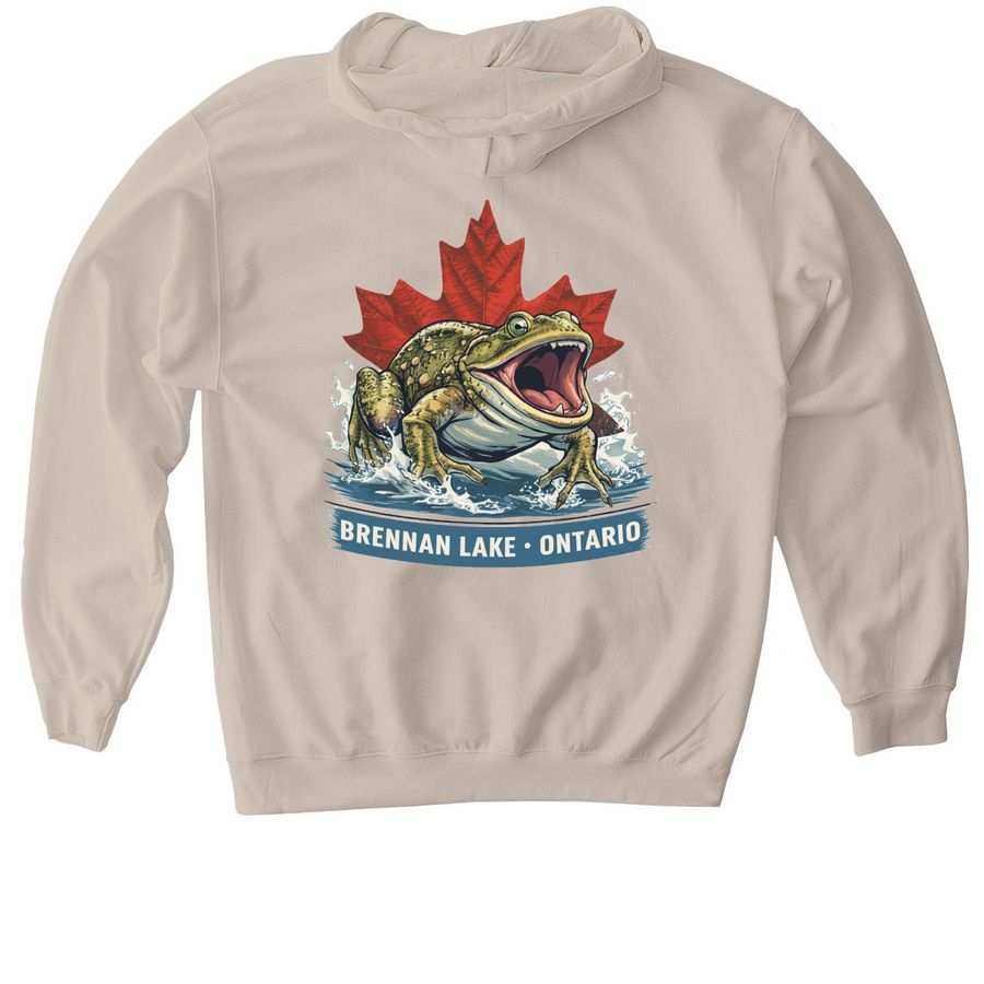 Canada Trip Sweatshirts, a Sand Gildan Softstyle Pullover Hoodie
