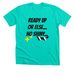 READY UP SQUAD (Back), a Heather Sea Green Premium Unisex Tee