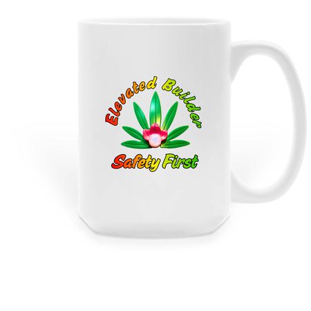 Elevated Mug, a White Large Coffee Mug