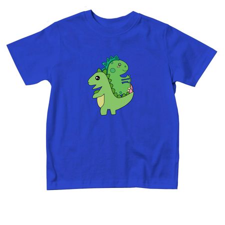 Toodler Dino&nbsp;for Juan ??, a Royal Blue Toddler Tee