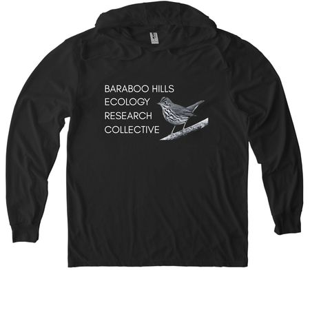 Field Season Fundraiser, a Space Black Allmade Eco Triblend Hoodie Tee