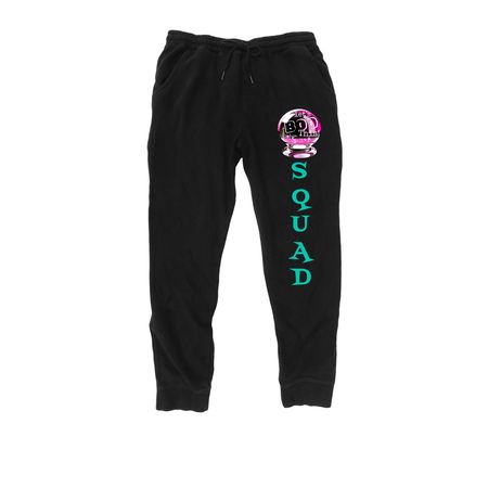 We've got your backside!, a Black Midweight Fleece Joggers