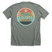 Second Chance Sunset, a Deep Heather Premium Unisex Tee (back-view)