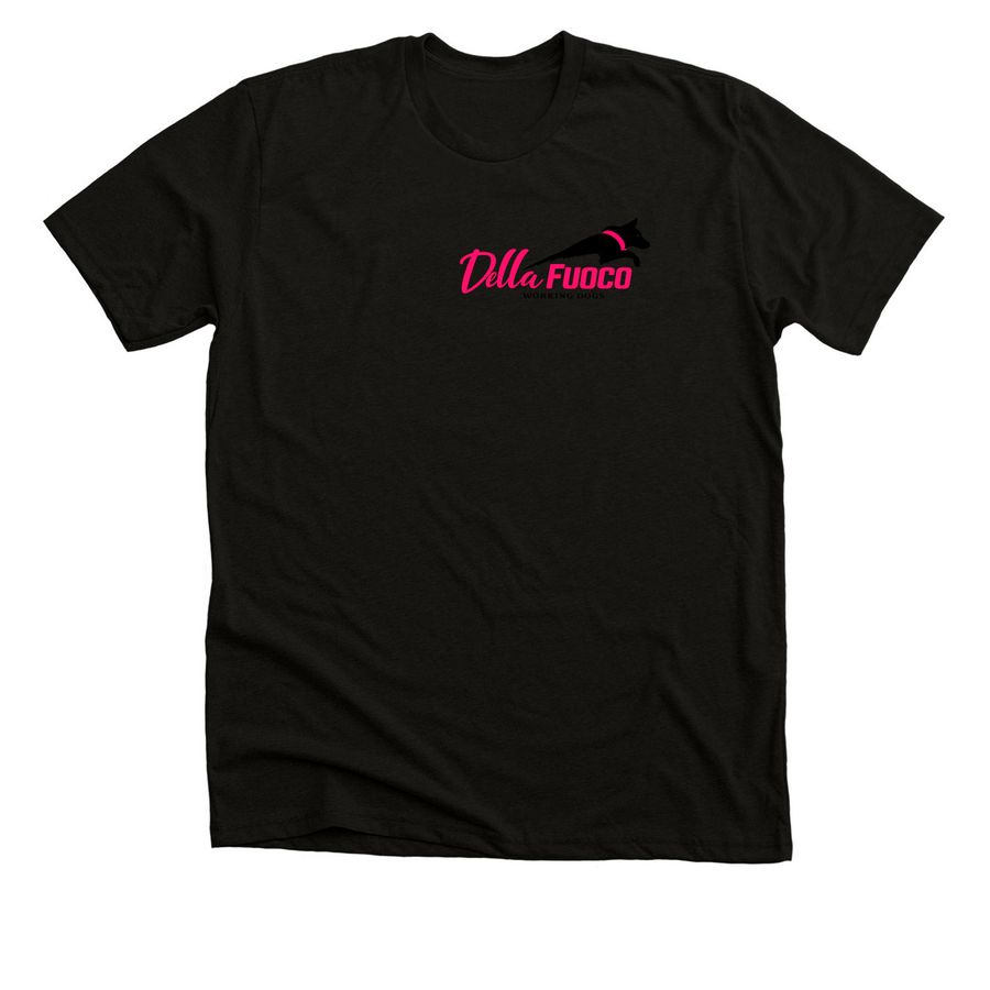 Hot girls bicolor +pink, a Black Heather Premium Unisex Tee