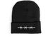barbed wire - hat, a Black Cuffed Beanie