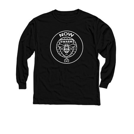 NOW Swarm FC - T-Shirts & Sweatshirts, a Black Youth Long Sleeve Tee