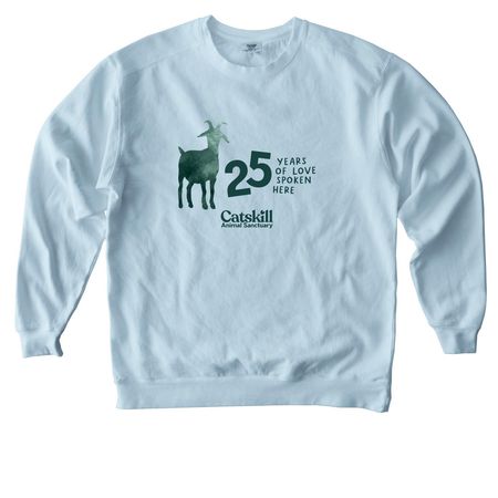 25th Anniversary CAS, a Chambray Comfort Colors Crewneck Sweatshirt
