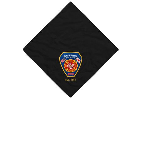 BHFR - Bandana, a Black Cotton Bandana