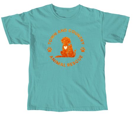 The Life of a Rescue Girl - Cat, a Seafoam Comfort Colors Unisex Tee