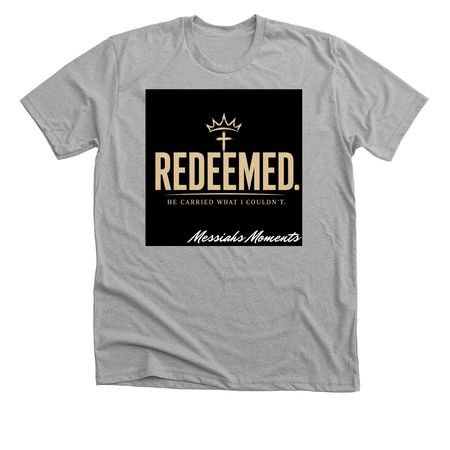 Messiahs Moments Designs, a Athletic Heather Premium Unisex Tee