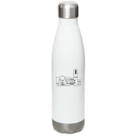 40th Reunion Swag - Water Bottle, a White Stainless Steel Water Bottle