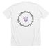 Collective Freedom Is A Community Effort, a Solid White Blend Premium Unisex Tee (back-view)