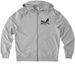 Eagle Spirt Zip-Ups (Neutral) TP, a Granite Grey Heather Allmade Organic French Terry Zip Up Hoodie