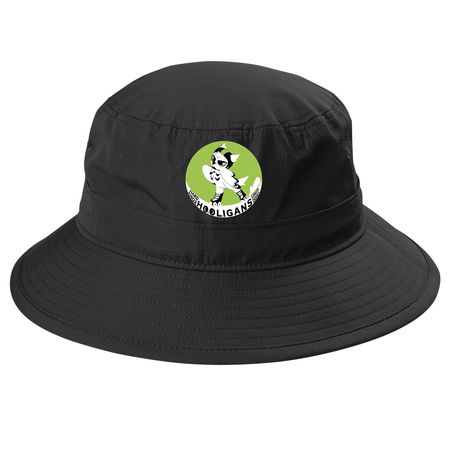 Hats, a Black Printed UV Bucket Hat