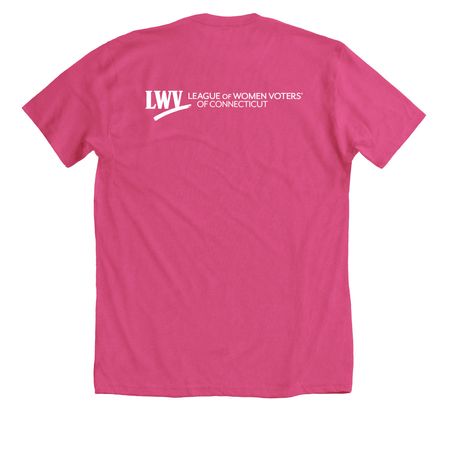 Advocacy Tee - Dark, a Berry Premium Unisex Tee (back-view)