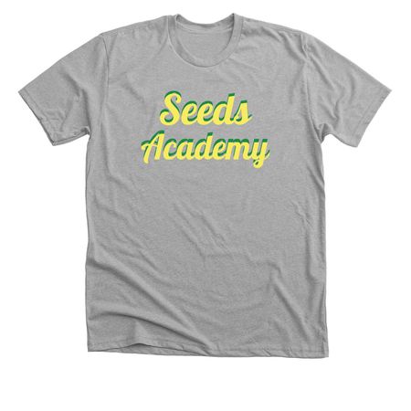 Seeds (retro), a Athletic Heather Premium Unisex Tee