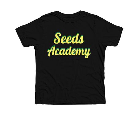 Seeds (retro), a Solid Black Blend Premium Youth Tee