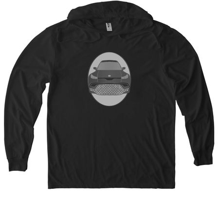 Stronger Together B&W, a Space Black Allmade Eco Triblend Hoodie Tee