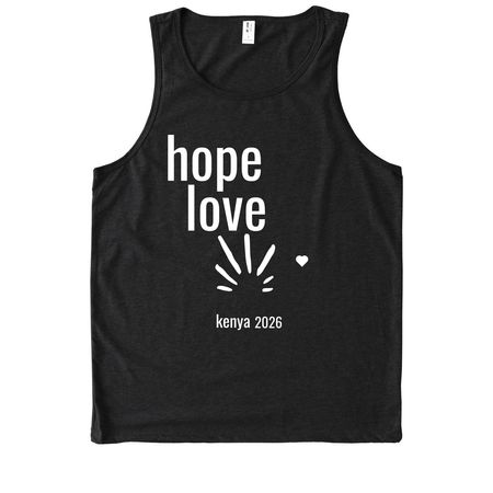 Kenya 2026, a Deep Black Allmade Eco Triblend Tank