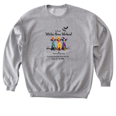 2nd Annual Witches Brew Weekend 2026, a Sport Grey Softstyle Crewneck Sweatshirt