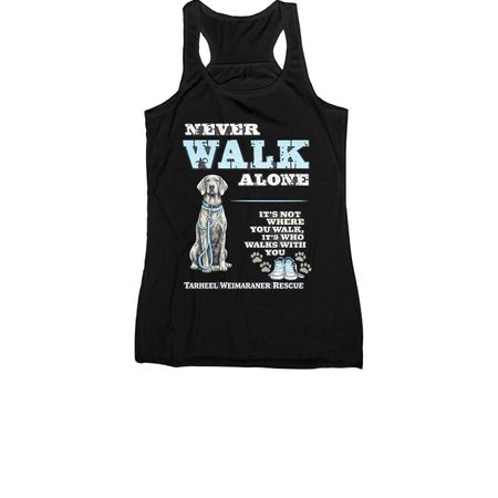 Never Walk Alone Collection, a Black Women's Racerback