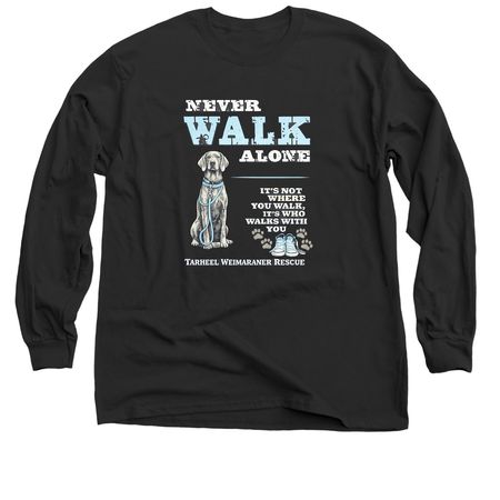 Never Walk Alone Collection, a Black Classic Long Sleeve Tee