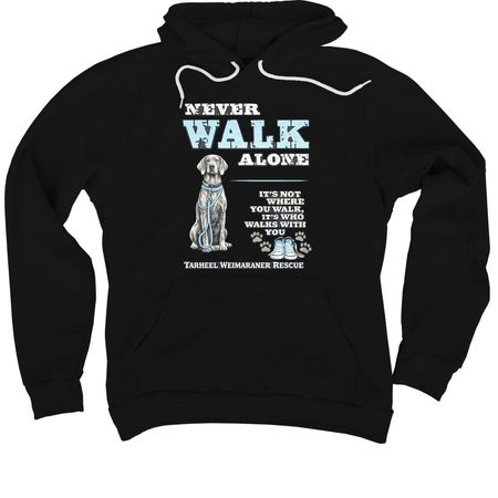 Never Walk Alone Collection, a Black Premium Pullover Hoodie