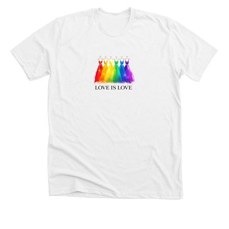 SLAY FOR PRIDE, a Solid White Blend Premium Unisex Tee