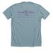 Choose to Include, a Heather Blue Lagoon Premium Unisex Tee (back-view)