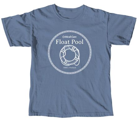 Float Pool Flotation Device, a Blue Jean Comfort Colors Unisex Tee