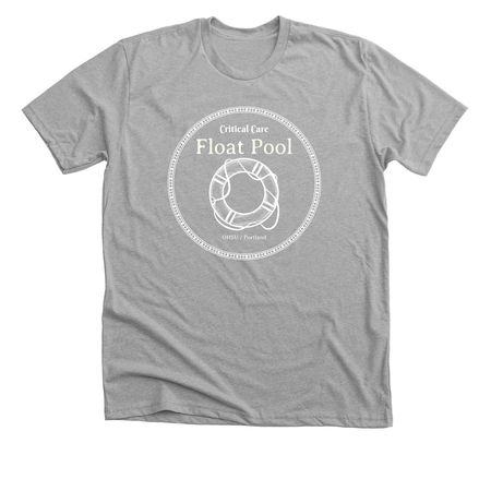 Float Pool Flotation Device, a Athletic Heather Premium Unisex Tee