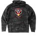 CVLL - New Logo, a Black Camo Heavyweight Camo Pullover Hoodie