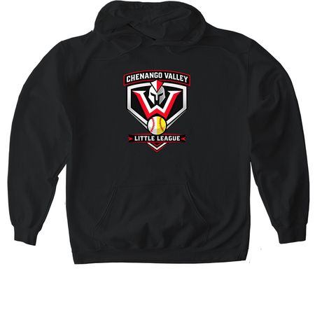 CVLL - New Logo, a Black Gildan Softstyle Pullover Hoodie