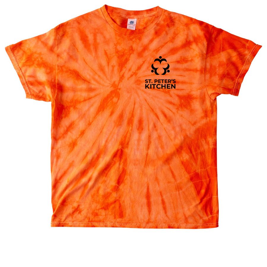 Classic Tie Dye Tee, a Orange Classic Tie Dye Tee