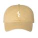 SH&nbsp;, a Mustard Printed Pigment Dye Baseball Cap