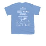 Dog Jog 2026, a Carolina Blue Youth Unisex Tee (back-view)