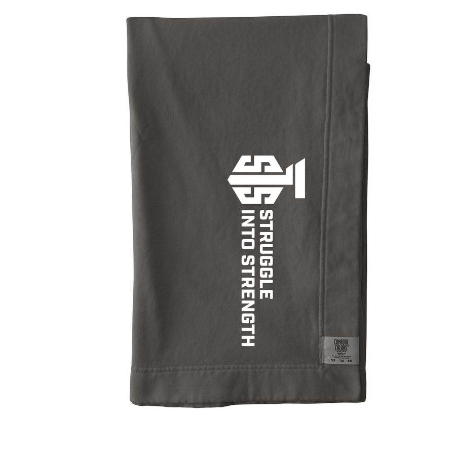 Struggle Into Strength Blanket, a Pepper Comfort Colors Blanket